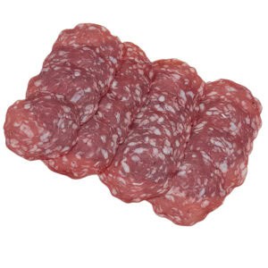 Feinstes spanisches Chorizo-Rosette, frisch und würzig, perfekt für mediterrane Gerichte und Snacks. Hergestellt aus hochwertigem spanischem Schweinefleisch, direkt aus Spanien importiert.