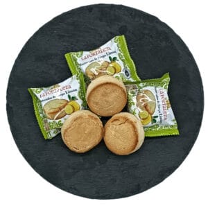 Zitronen-Schmalzgebäck – Mantecado de Limón - 12 Stück