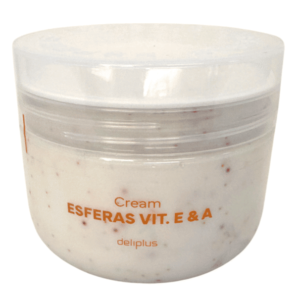 Deliplus – Esferas Vit-E & A - Körpercreme mit Hyaluronsäure – 300 ml