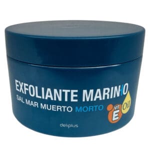 Feuchtigkeitscreme mit Meersalz und Meeresalgen, maritimes Pflegeprodukt für die Haut, Exfoliant-Marino, spanische Kosmetik, Hautpflege, Meeresextrakte, Meereskosmetik, atlantisches Meer, natürliche Inhaltsstoffe, Spa-Gesichtspflege.