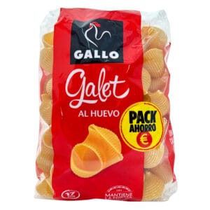 Gallo Gallet al huevo, spanische Pasta in Verpackung, ideal für Rezepte und traditionelle Gerichte, 250 g.