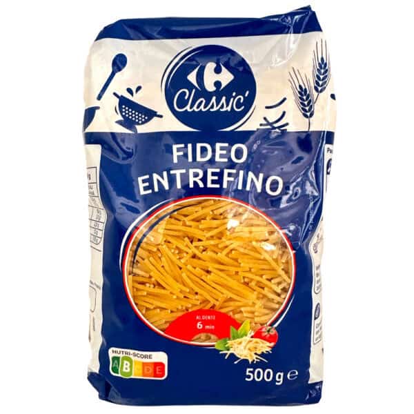 Dünne Nudeln für Fideua - 500 g