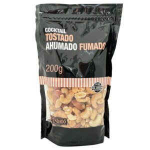 Geröstete, geräucherte Cocktail-Nüsse, glutenfrei, 200g, spanische Spezialität, aromatisch, ideal für Snacks, mareni.com.