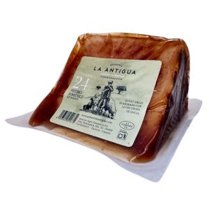 Geräucherter Schinken aus Spanien, handverlesen und zertifiziert, ideal für spanische Tapas, feines Aroma, authentische Qualität, direkt vom spanischen Hersteller, Mareni - direkt aus Spanien.