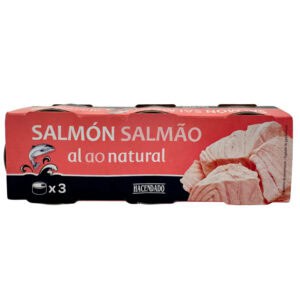Salmón al natural - Naturbelassener Lachs 240 gr (3x80 gr)
