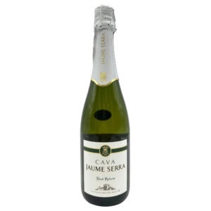 Cava Jaume Serra Flasche, spanischer Schaumwein aus Spanien, ideal für Feierlichkeiten, 750ml, traditionell hergestellt.