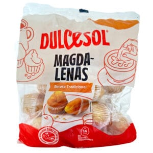 Mareni spanische Dolcesol Magdalenas Verpackung, traditionelle spanische Muffins, 14 Einzelpackungen, hochwertige spanische Backwaren direkt aus Spanien, ideal für süße Snacks und Kaffeezeit.