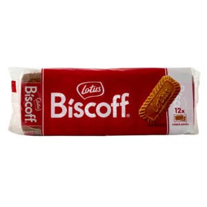 Knackige Biscuitriegel, direkt aus Spanien, mit dem bekannten Lotus Biscoff Geschmack, ideal als Snack oder Kaffeebegleitung. Perfekt für Naschmomente unterwegs.