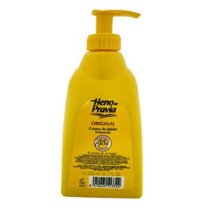 Heno de Playa Original Handseife in gelartiger Konsistenz, 300 ml, ideal für die tägliche Körperpflege, importiert aus Spanien, bekannt für sein aromatisches Parfüm und nachhaltige Inhaltsstoffe.