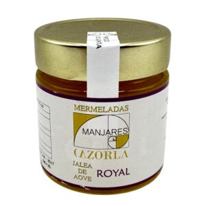 Feine spanische Mandelmarmelade in eleganter Glasdose, handgefertigt mit natürlichen Zutaten, ideal für Feinschmecker und Liebhaber spanischer Spezialitäten.