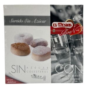 Zuckerfreie spanische Süßigkeiten, geeignet für Diabetiker, mit added Cholesterin-freies, erhältlich bei Mareni - direkt aus Spanien.