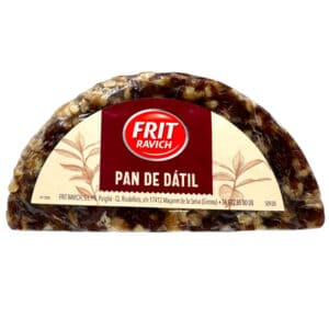 Knuspriges Dátilbrot aus Spanien, hergestellt von Frit Ravich, mit natürlichem Geschmack und hochwertiger Qualität, ideal für Snacks oder Desserts.