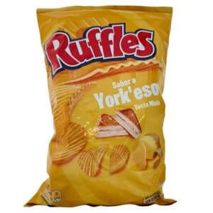 Ruffies Kartoffelchips mit York'so Geschmack, spanisches Snack-Produkt, glutenfrei, knusprige Chips, Tostada Mix, spanische Snacks, authentischer Geschmack, perfekte Party Snacks.