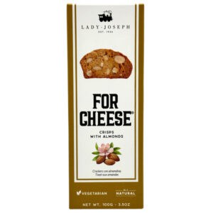 Knusprige Keks mit Mandeln für Käse, vegetarisch, 100g, spanische Qualität, Lady Joseph, glutenfrei, natürliche Zutaten, ideal für Käseliebhaber, spanische Süßwaren, perfekter Snack aus Spanien.
