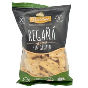 Knusprige glutenfreie Riegel aus Spanien, vegan und ohne Gentechnik, ideal für gesunde Snacks unterwegs.