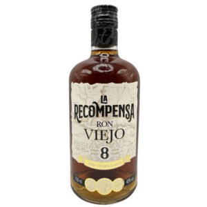 Reifungsvin aus Venezuela, La Recompensa, 8 Jahre alt, spanischer Rum, direkt aus Spanien, authentischer venezolanischer Rum, hochwertiges Spirituosenprodukt, Geschenkidee, dunkle Flasche, 700 ml, 40% Vol.