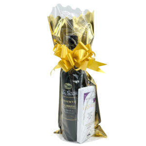 Delikatessen-Set España – Rotwein trifft dunkle Schokolade mit Olivenöl