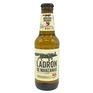 Saftiger Apfel-Cider aus Spanien, handgemacht, mit fruchtigem Geschmack und authentischer Note, ideal für Genussmomente.