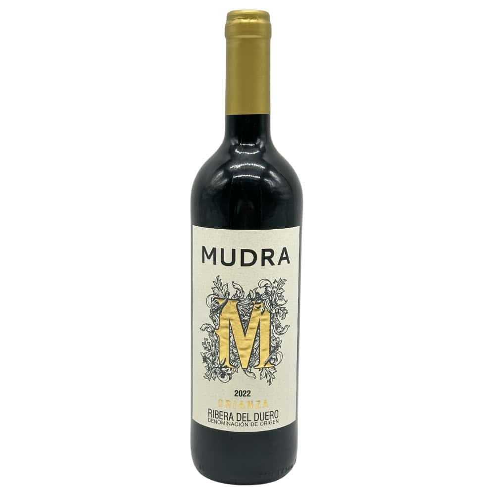 MUDRA Rotwein aus Spanien, Ribera del Duero, 2022, hochwertiger Wein, direkt aus Spanien, exklusive Weinqualität, ideal für Weinliebhaber und Sammelzwecke.