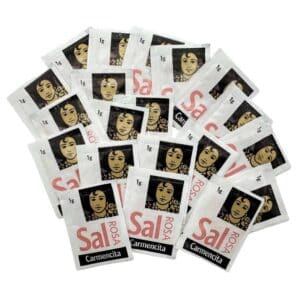 Feinkristalle von spanischer Himalayasalzmarke Sal Rosa Carmencita, hochwertiges Salz, spanische Qualität, gesund, vielseitig verwendbar, Kochsalz, Gourmet Salz, Salzzubehör.