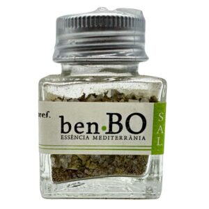 Feine mediterrane Gewürzmischung im kleinen Glas, ideal für Kochliebhaber, direkt aus Spanien, lebendige Aromen, 100% natürlich, perfekt für mediterrane Küche.