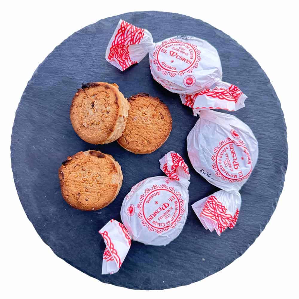 Süße spanische Marenitas mit Mandeln und Kaffee, frisch aus Spanien, perfekt für Genuss und Souvenirs.