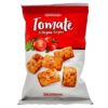 Knusprige kleine Brote mit Tomaten und Oregano - 80 gr Knusprige spanische Tomaten- und Oregano-Pommes, ideal als Snack aus Spanien.
