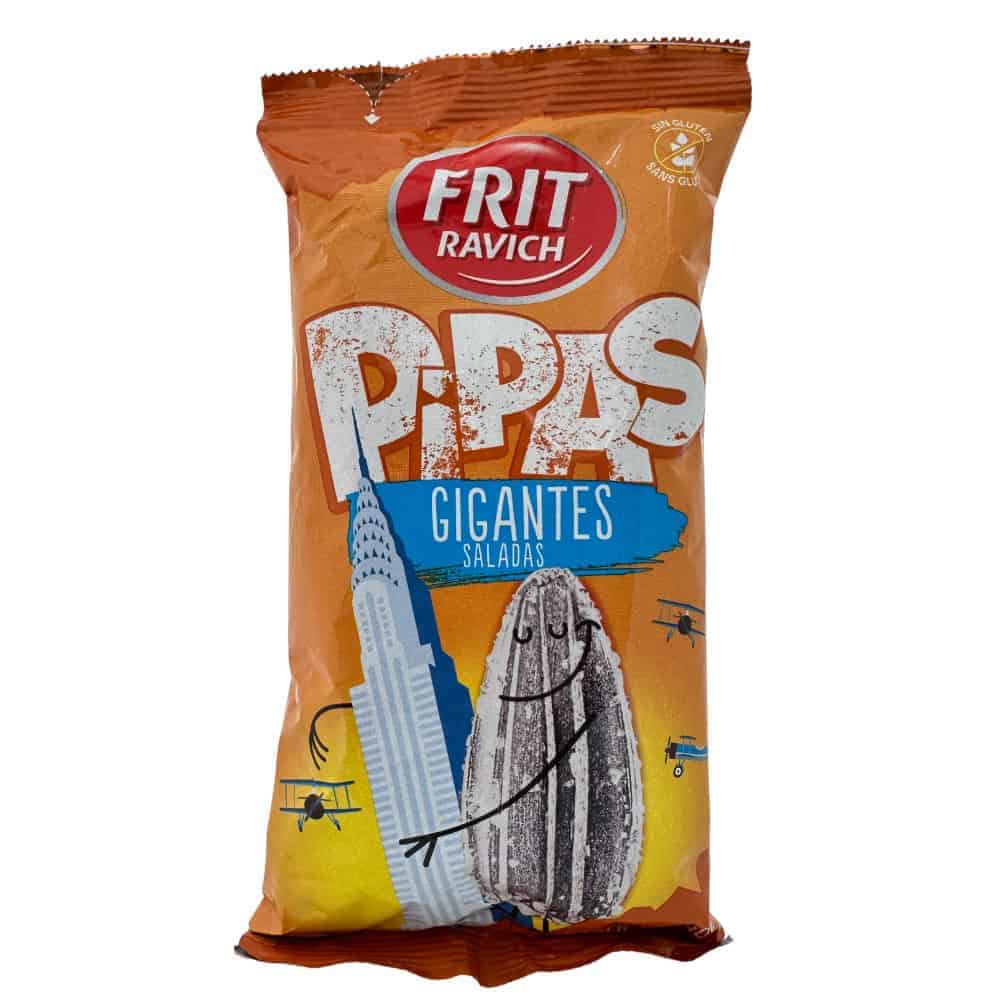 Fritt Ravich große Salat-Paprika Chips, spanische Snacks, glutenfrei und knusprig, mit knuspriger Paprika-Note, ideal für den Genuss unterwegs oder zu Hause.