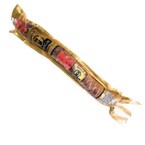 Saure Original Iberico-Schinken in Goldverpackung, direkt aus Spanien, hochwertige spanische Spezialität, feiner Geschmack, handgefertigt.