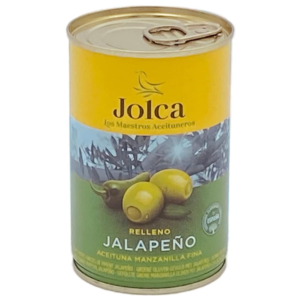 Eingemachte Jalapeño Paprika in der Dose, hergestellt in Spanien, für authentischen Geschmack und vielseitige Verwendung.
