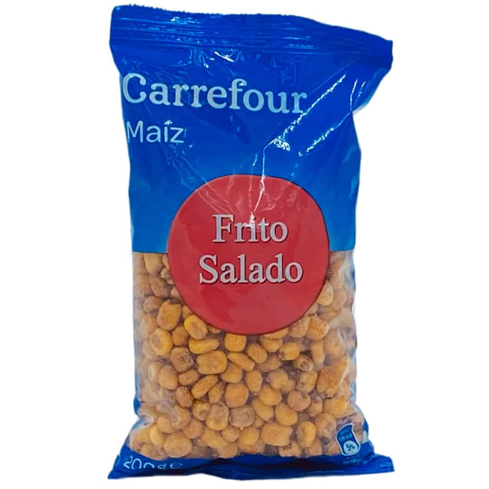 Knusprige spanische Mais Snaps, Salat-Frittiert, bequem verpackt für den sofortigen Genuss, ideal als Snack oder zu Salaten, starke Qualität von Mareni aus Spanien.