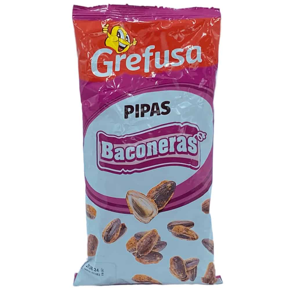 Knackige Bacon-Pipaspielsweise aus Spanien, idealer Snack für unterwegs.