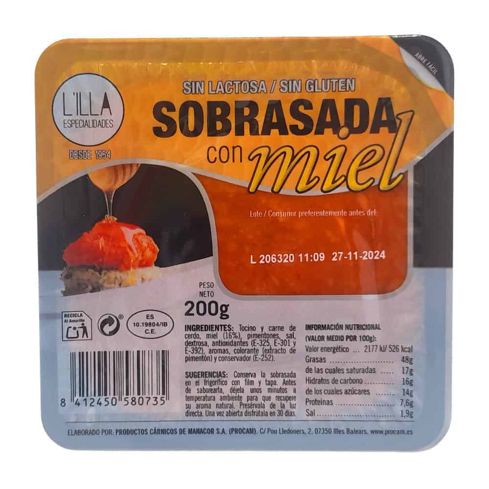 Sauberasada mit Honig, glutenfrei, spanische Spezialität, toskanisches Fleisch, pikante Soße, spanisches Feinkostprodukt, hochwertige Fleischware, mariniertes Fleisch, spanische Delikatesse, glutenfreier Aufstrich.