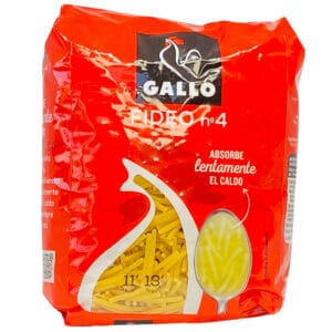 Gallo Fideo Nr. 4- Pasta für spanische Suppen, absorbiert langsam das heiße Wasser, ideal für echte spanische Küche, hochwertige Qualität aus Spanien.