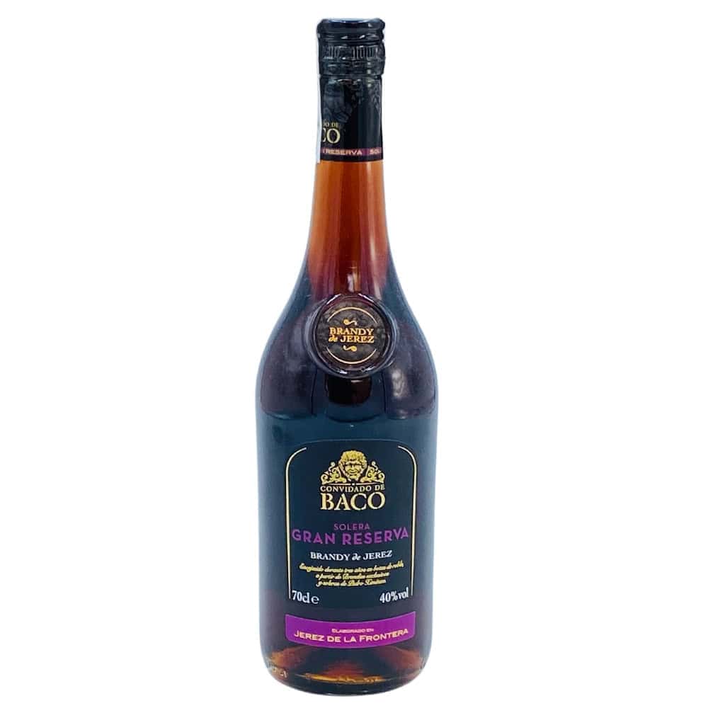 Brandy de Jerez aus Spanien, speziell aus Jerez an der Grenze, mit hochwertigen Aromen und 40% Vol., ideal für Genussmomente und als Geschenk.