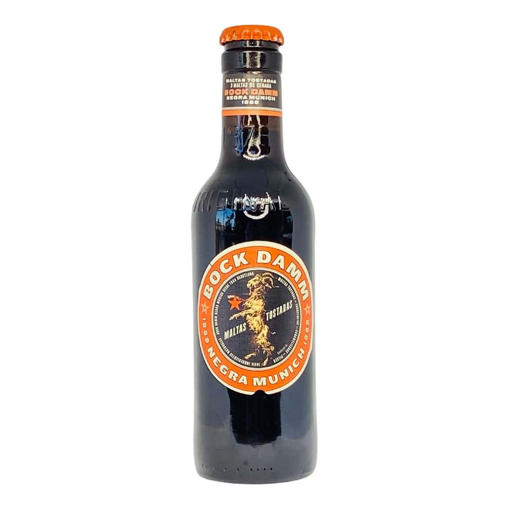 Malta Bierflasche Bock Damón aus Malta, direkt aus Spanien, mit authentischem spanischem Biergeschmack, ideal für Bierliebhaber und Sammler.