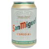 San Miguel Bier Dose spanische Premium Bier International, traditionelle spanische Brauerei seit 1890, ideal für deutsche Craft Beer Liebhaber, direkt aus Spanien, erfrischend und vollmundig.