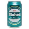 Erfrischende Mahou Clásica Bierdose, direkt aus Spanien, für authentischen spanischen Biergenuss.