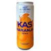 Kas Naranja zero - Dose 330 ml KAS Naranja Zero, kalorienarme Orangenlimonade aus Spanien, ohne zugesetzte Zucker, erfrischendes Getränk, direkt aus Spanien, ideal für bewusste Ernährung, 330ml Dose.