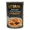 Fabada Selecta - erlesener asturischer Bohneneintopf - 420 gr Makkaroni Litoral Fabada Asturiana aus Spanien, cremige Bohnensuppe mit großen Bohnen, Chorizo und geräucherten Würstchen, traditionell spanisches Gericht, ideal für authentische spanische Küche.