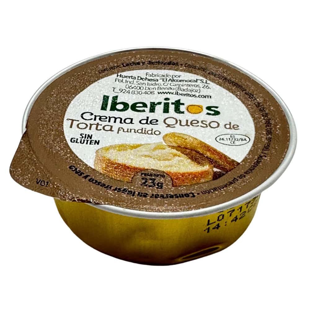 1. Iberitos Quescrema Käsecreme ohne Gluten, spanische Spezialität, cremig und lecker, ideal für Brot und Snacks, hergestellt in Spanien.