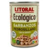Litoral Bio Kichererbsen Pedrollano aus Spanien, 100% natürliche Zutaten, mit Olivenöl, nachhaltig angebaut, ideal für gesunde Ernährung und vegane Gerichte.