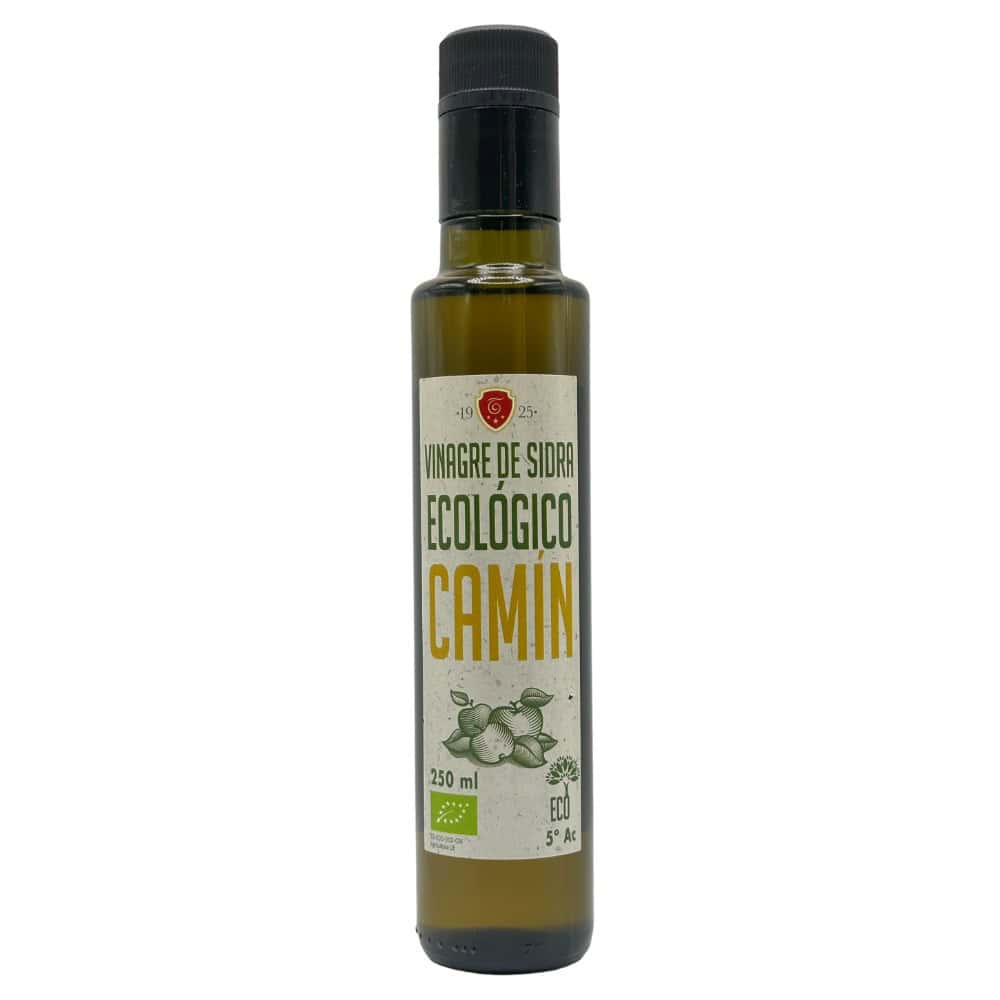 Bio Apfelessig von Mareni, direkt aus Spanien, ideal für gesunde Ernährung und Salate.