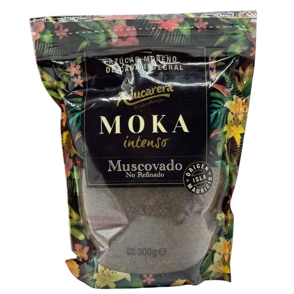 Moka brauner Vollrohrzucker aus Spanien, ideal für Backen und Kochen, unverfälscht und natürlich, perfekt für eine gesunde Ernährung.
