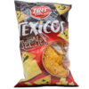 Knusprige Tex-Mex Maischips mit würzigem Geschmack, ideal für Snacks und Partys, 130 g Packung, haltbar bis 03/2026.