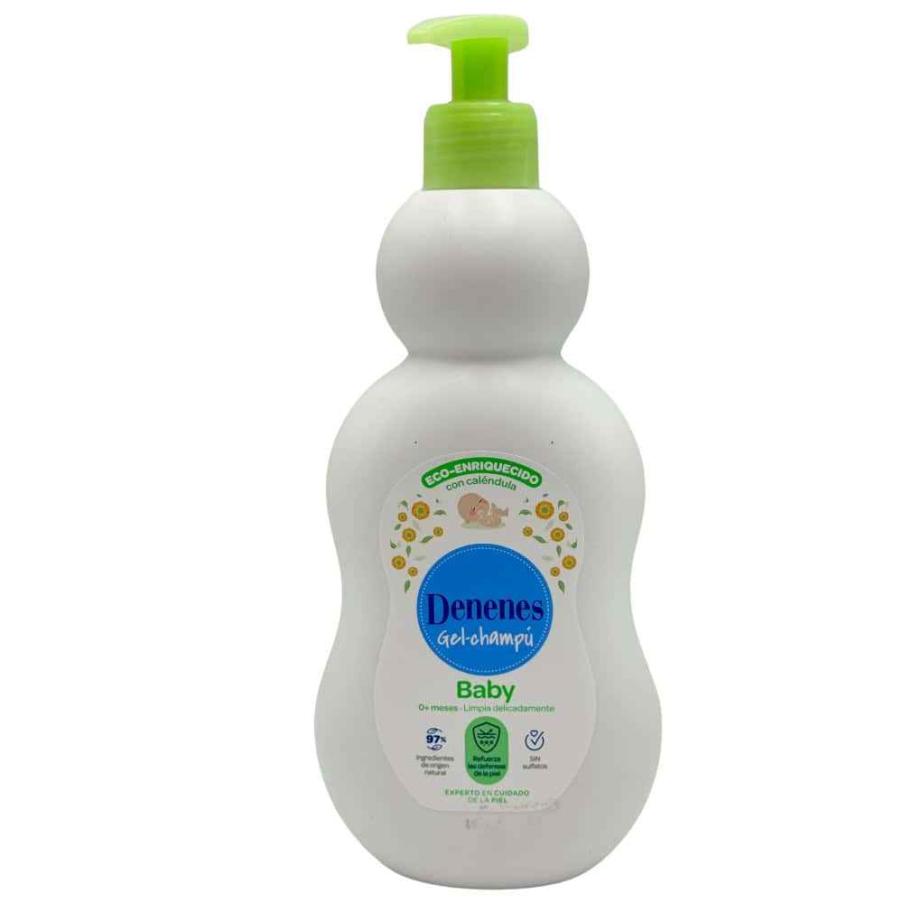 Sanftes Baby-Shampoo mit Gel-Form, ideal für empfindliche Haut.