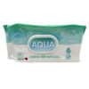 Aqua Babyfeuchttücher aus natürlichen Fasern, 99 % Wasser, ideal für empfindliche Babyhaut, 60 Stück, schonend und feucht für die Reinigung unterwegs.