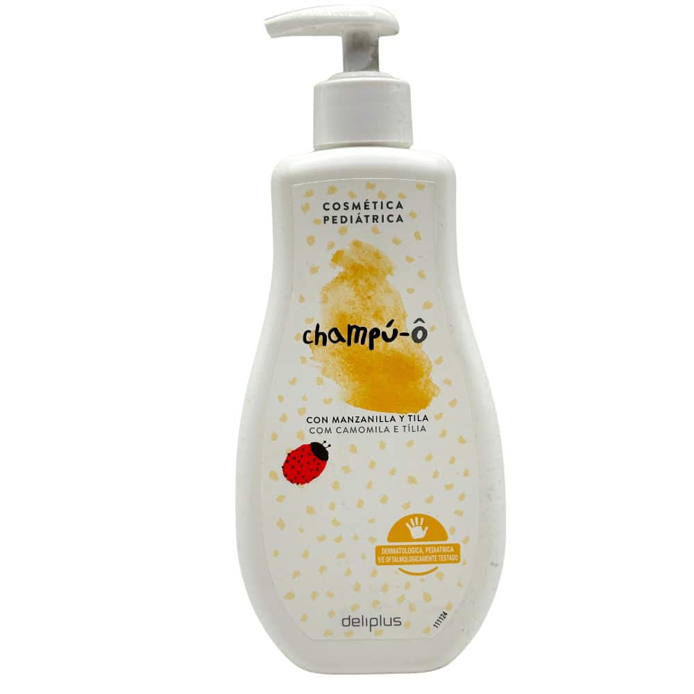 Sanftes Baby-Shampoo mit Kamille und Lindenblüten, ideal für empfindliche Haut, 400 ml.