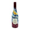 Fruchtwein Sangria in einer kunstvoll gestalteten Flasche mit Mosaikdesign, direkt aus Spanien, ideal für Sommerpartys und gesellige Anlässe.