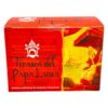Authentisches spanisches Papiro del Papa Luna in roter Verpackung, ideal für Sammler und Liebhaber historischer Souvenirs.